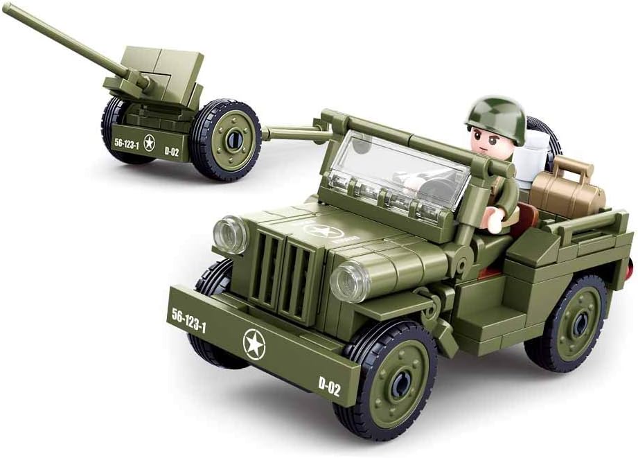 Sluban Building Blocks - Military Jeep