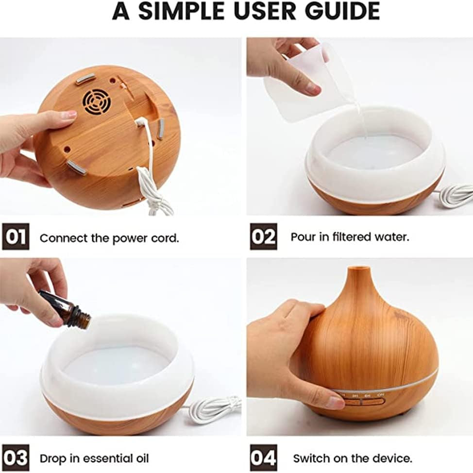 2in1 Diffuser & Nightlight - 500ml