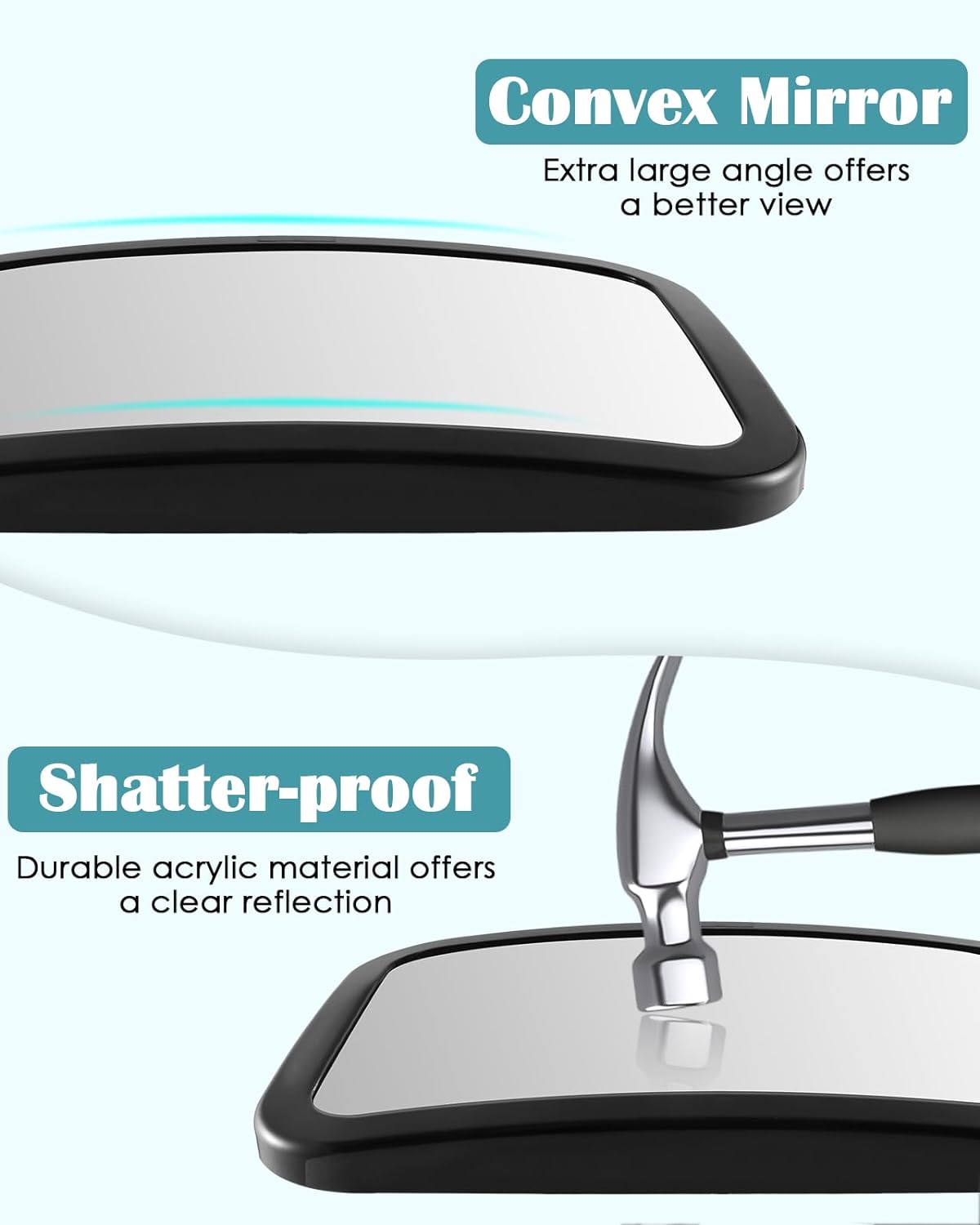 Adjustable Baby Rear-Facing Car Seat Mirror