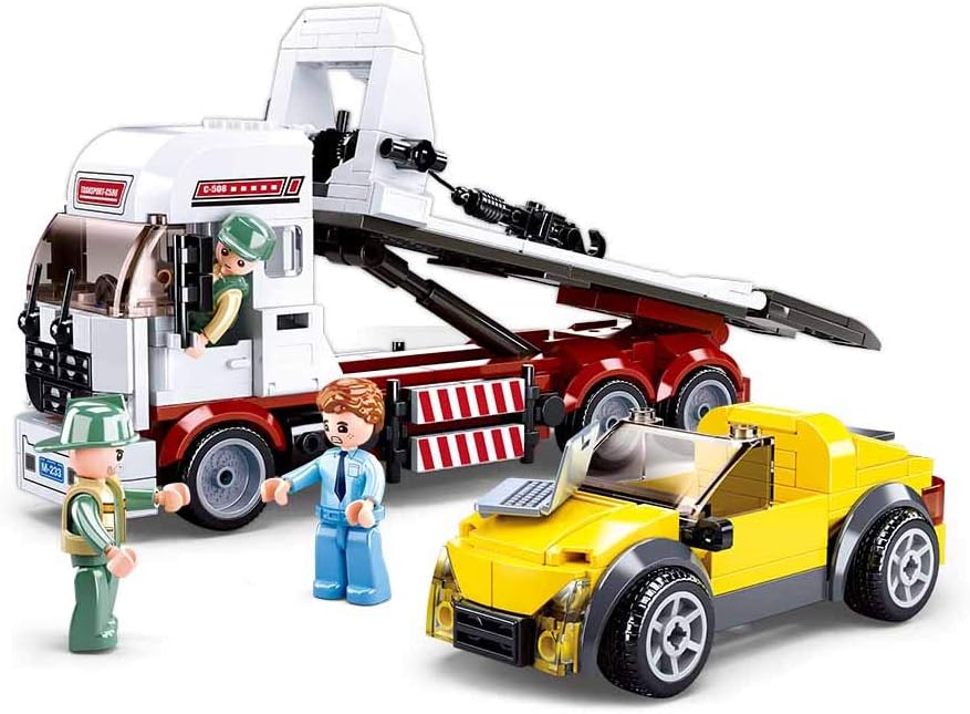 Sluban Building Blocks - Car Carrier Truck