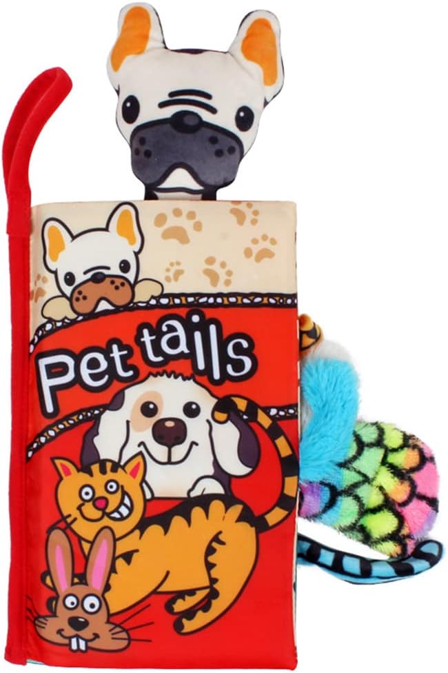 Baby Sensory Crinkle Books With Animal Tails