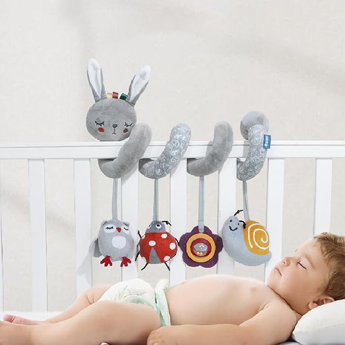 Animal Activity Spiral Plush Toys For Babies