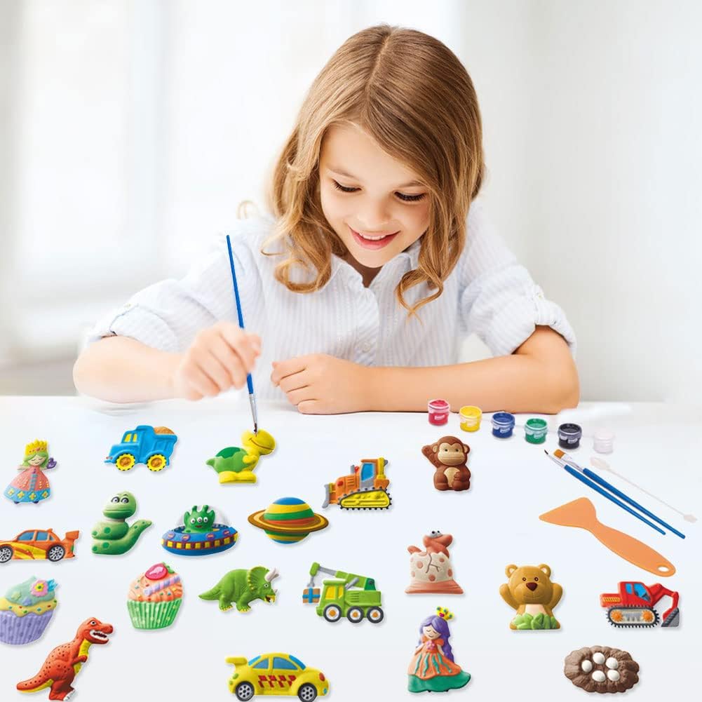 Mold & Paint Kids DIY Plaster Painting Sets