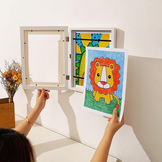 Kids Art Wooden Storage Frames - A3 & A4 Size
