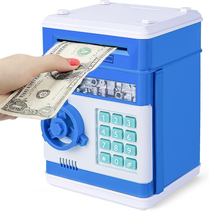 Kids Electronic Money Safe Piggy Bank With Password