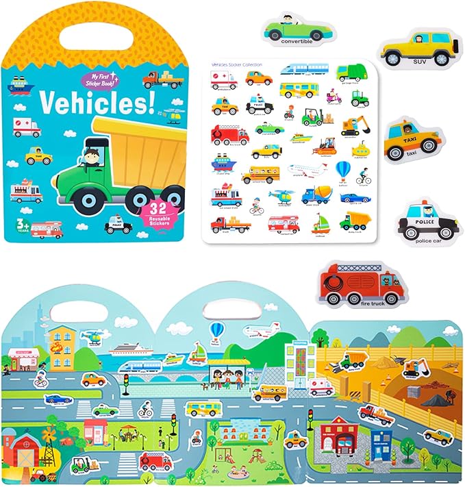 Reusable Jelly Stick-N-Play Stricker Books