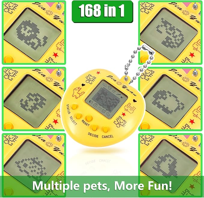 Virtual Handheld Digital Pet – Retro Keychain Toy