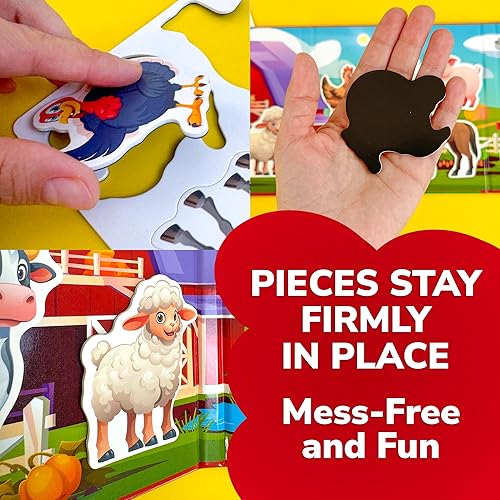 Magnetic Travel Puzzle Books for Toddlers