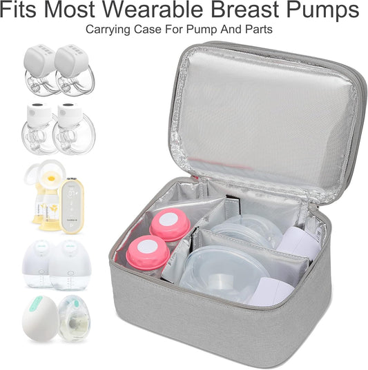 Multipurpose Cooler & Storage Bag - Fits 2 (Two) Hands-Free Breast Pumps
