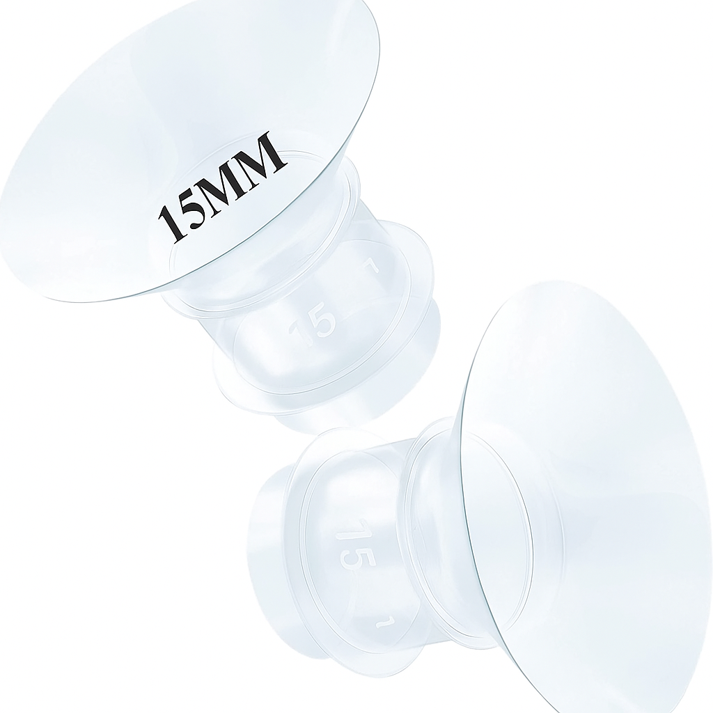 Breast Flange Size Converter For Any Electric Breast Pump  - 15mm, 17mm, 19mm & 21mm