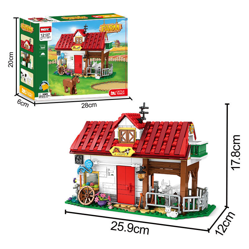 Woma Building Blocks - Horse Stable