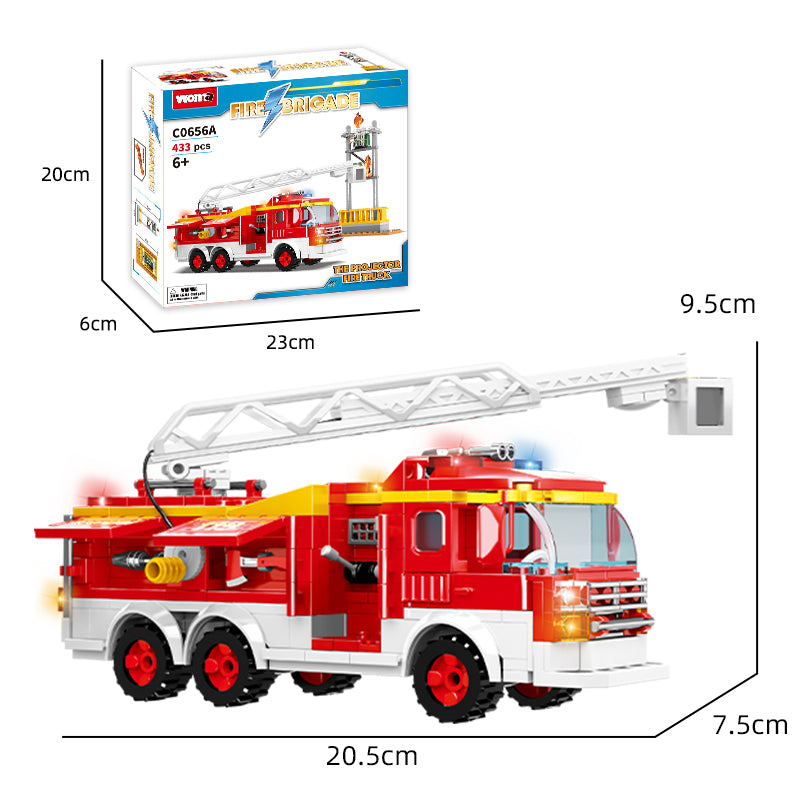 Woma Building Blocks - Firefighter Truck