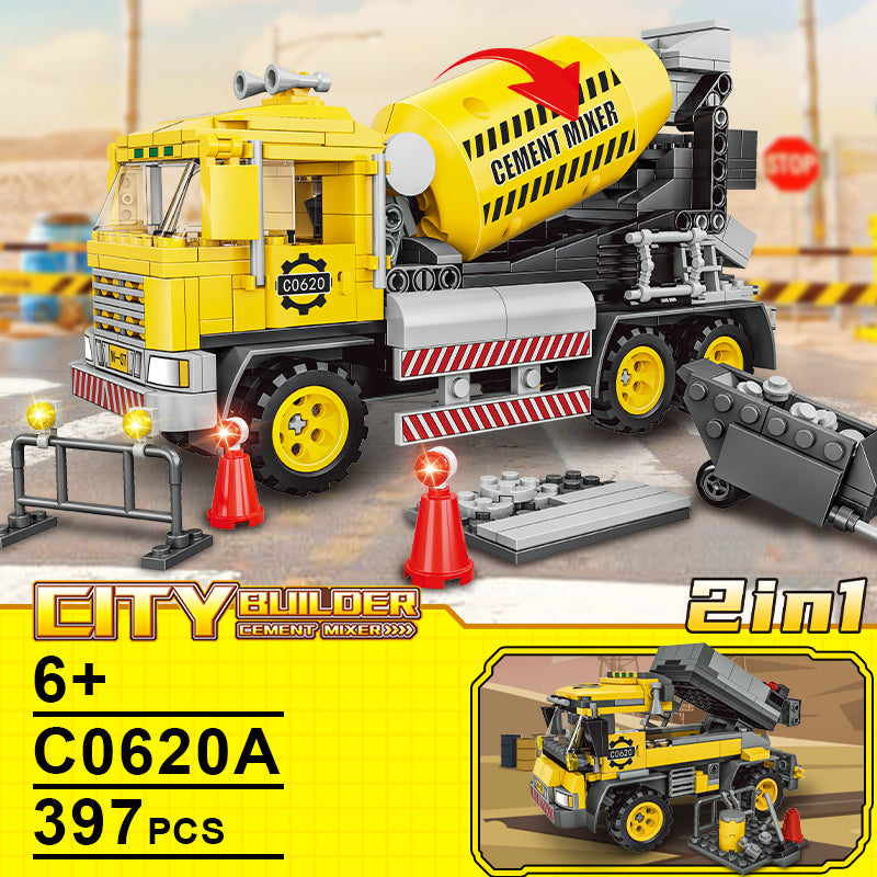 Woma Building Blocks - City Construction Truck