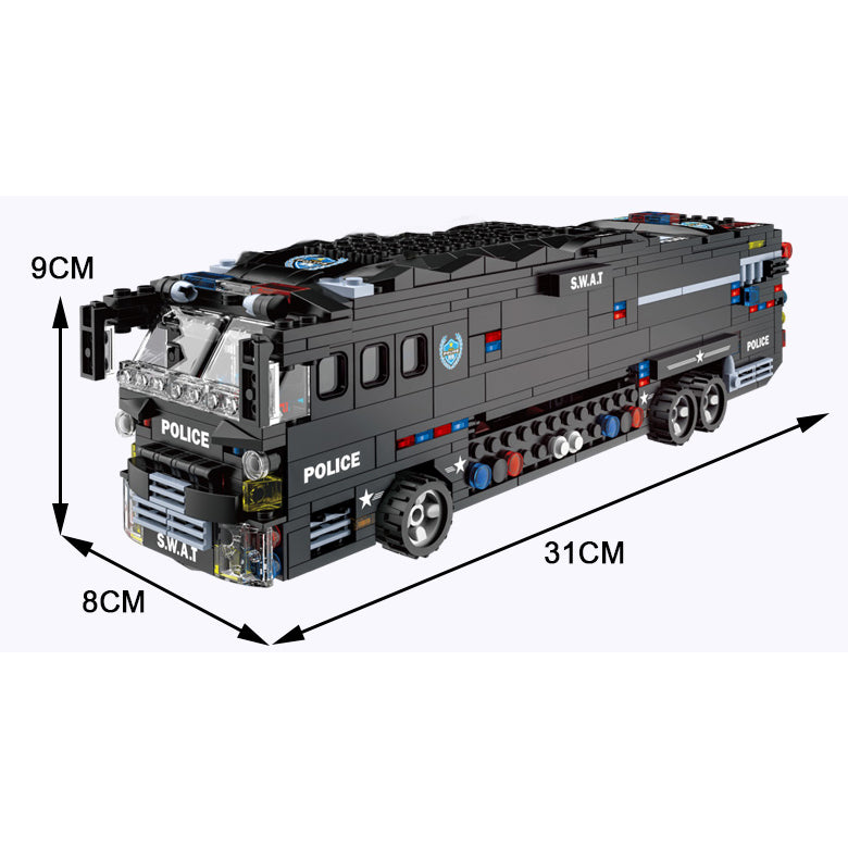 Woma Building Blocks - SWAT Team Bus