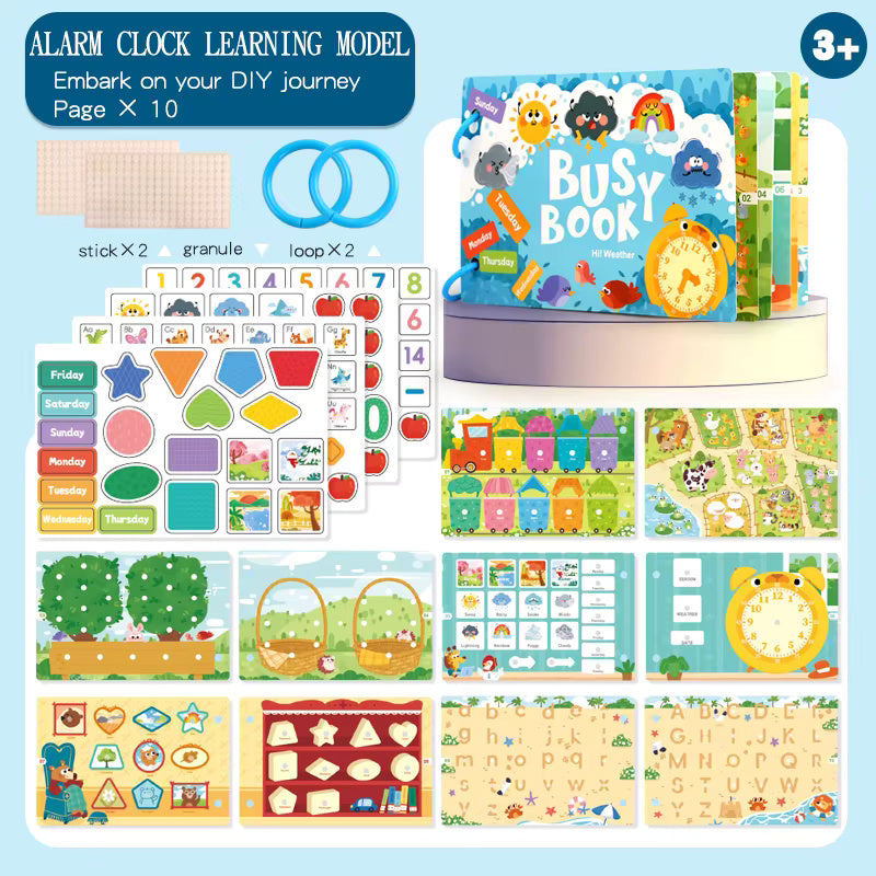 Montessori Busy Book - Toddler Activity Book
