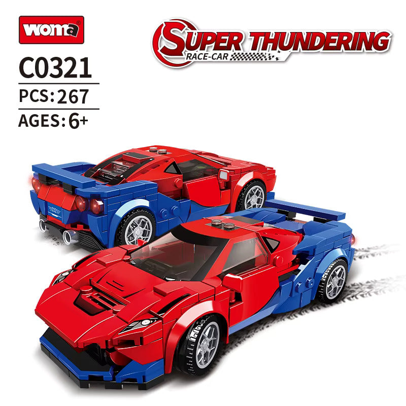 Woma Building Blocks - Racing Car
