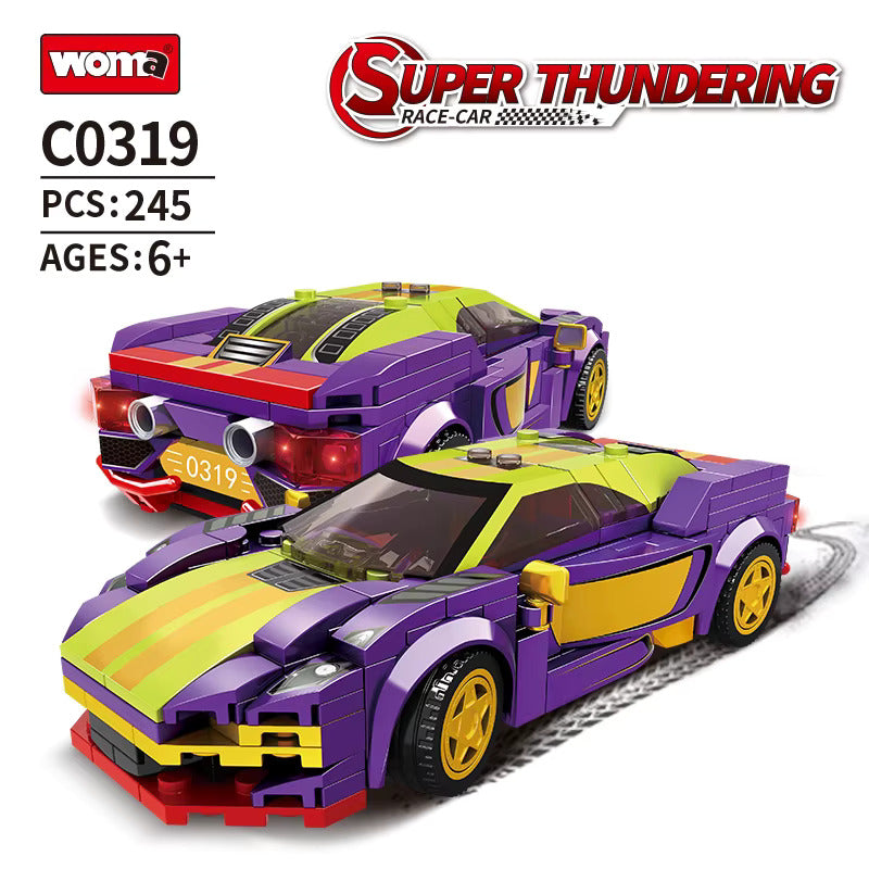 Woma Building Blocks - Racing Car