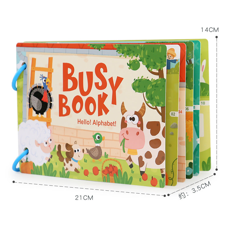 Montessori Busy Book - Toddler Activity Book