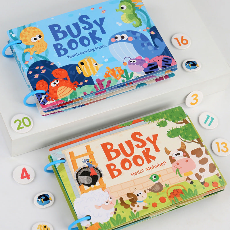 Montessori Busy Book - Toddler Activity Book