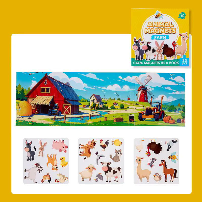 Magnetic Travel Puzzle Books for Toddlers