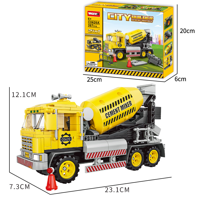 Woma Building Blocks - City Construction Truck