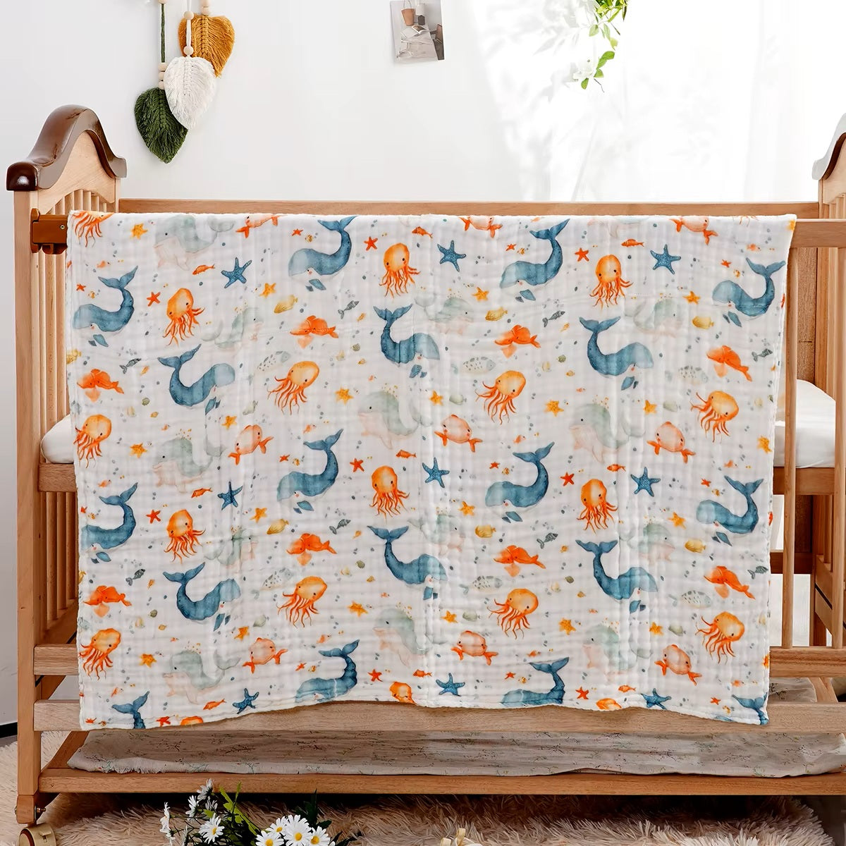 Premium Six-layer Muslin Blanket - 100% cotton