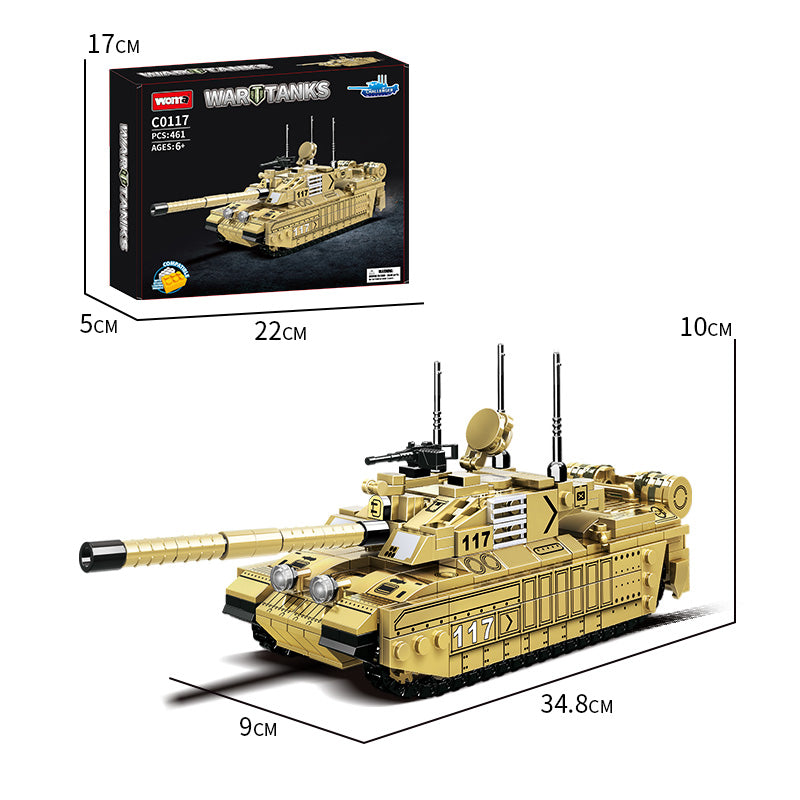 Woma Building Blocks - Military Tank