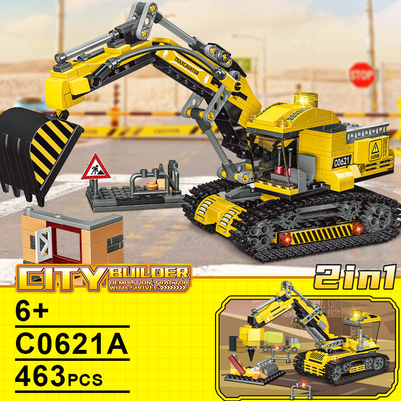 Woma Building Blocks - City Excavator