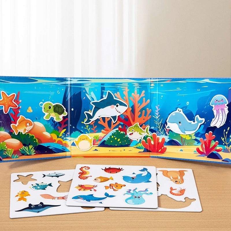 Magnetic Travel Puzzle Books for Toddlers