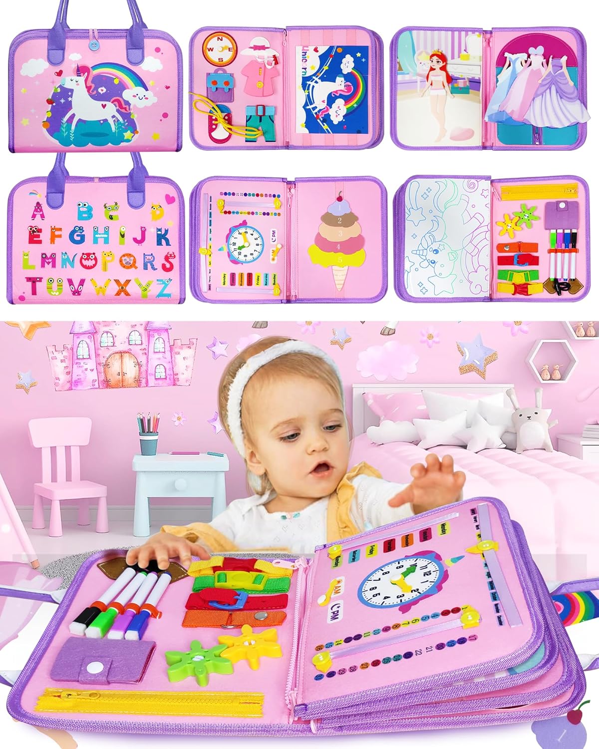 Toddler Felt Montessori Busy Books