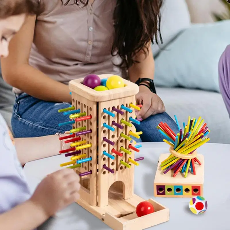 Montessori Wooden Stick Tower Game