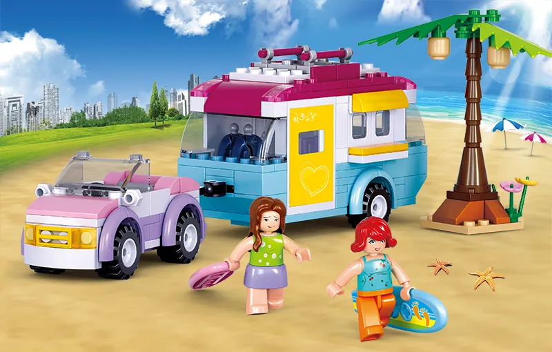 Sluban Building Blocks - Girl's Dream Motorhome