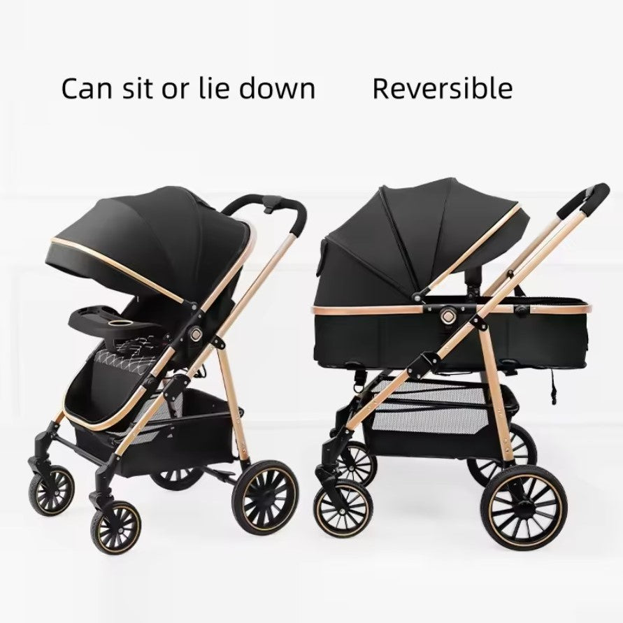 Luxury Light-Weight Stroller & Travel System - 3 Modes
