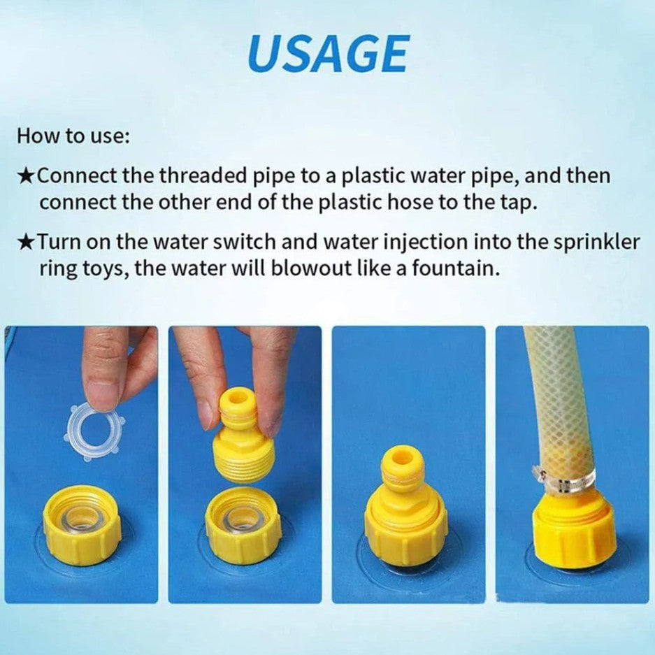 Kids Inflatable Sprinkler & Splash Pad