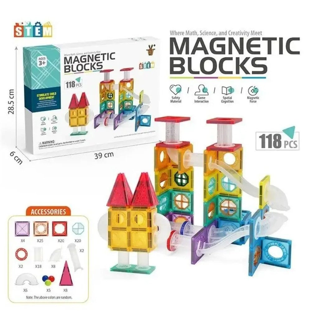 STEM Magnetic Building Block Tiles