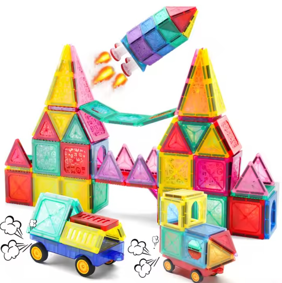 STEM Magnetic Building Block Tiles