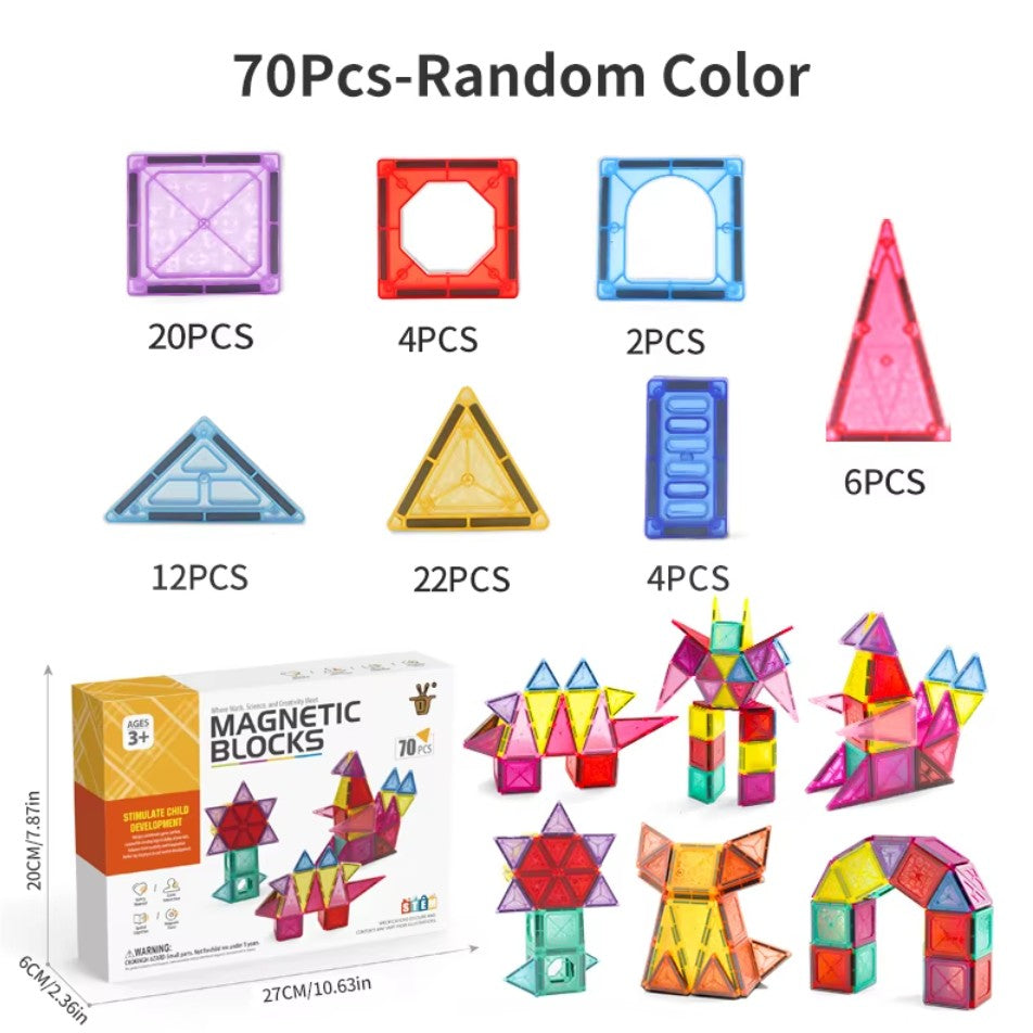 STEM Magnetic Building Block Tiles