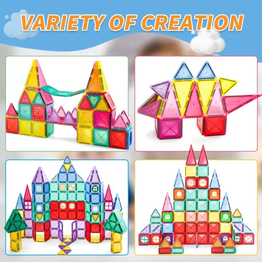 STEM Magnetic Building Block Tiles