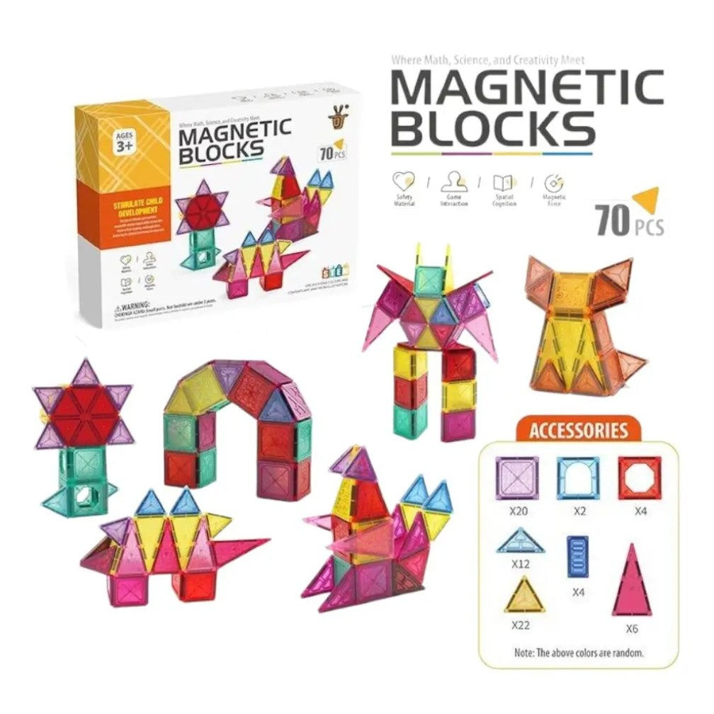 STEM Magnetic Building Block Tiles