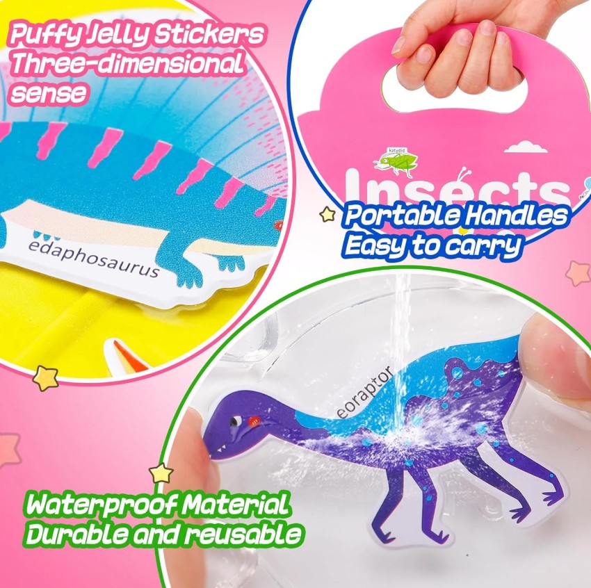 Reusable Jelly Stick-N-Play Stricker Books