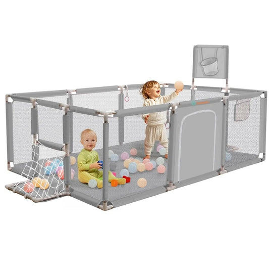 Large Rectangle Fabric Playpen - 182 cm x 122 cm