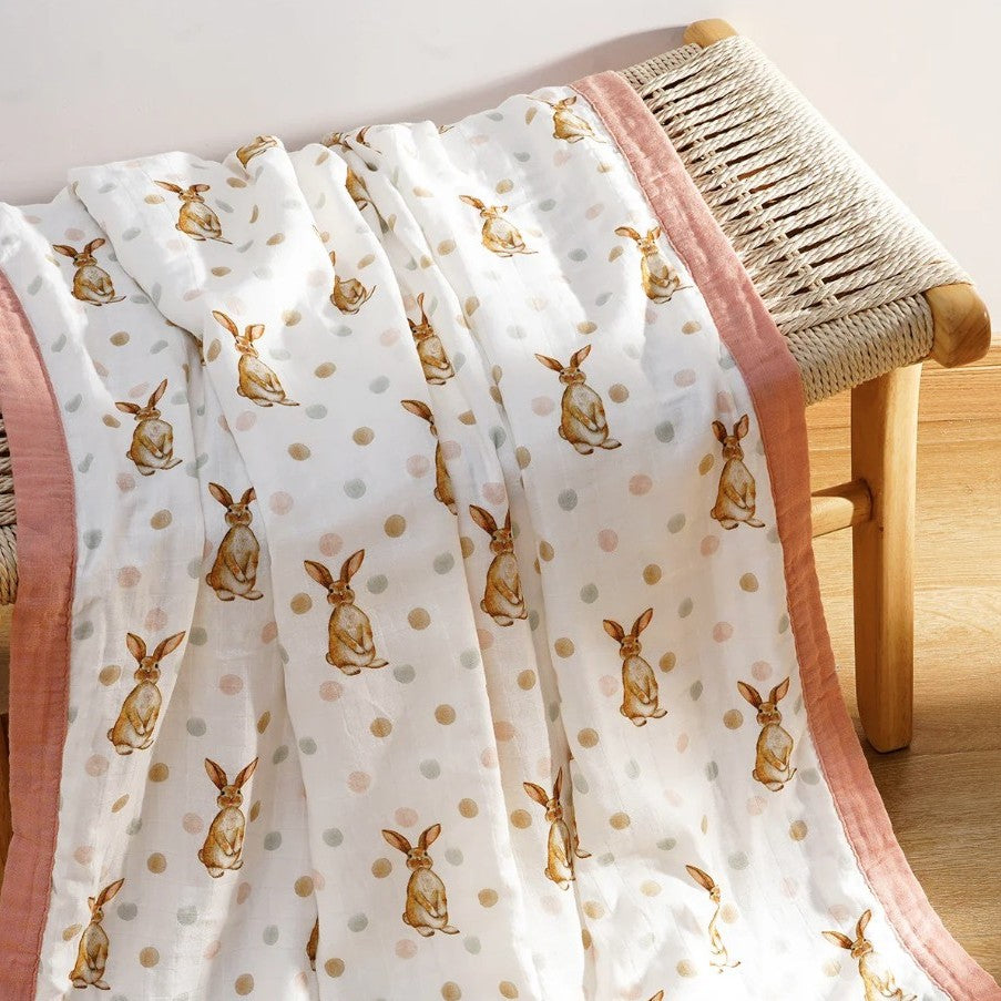 Four (4) Layer Muslin Blankets - 70% Bamboo & 30% Cotton