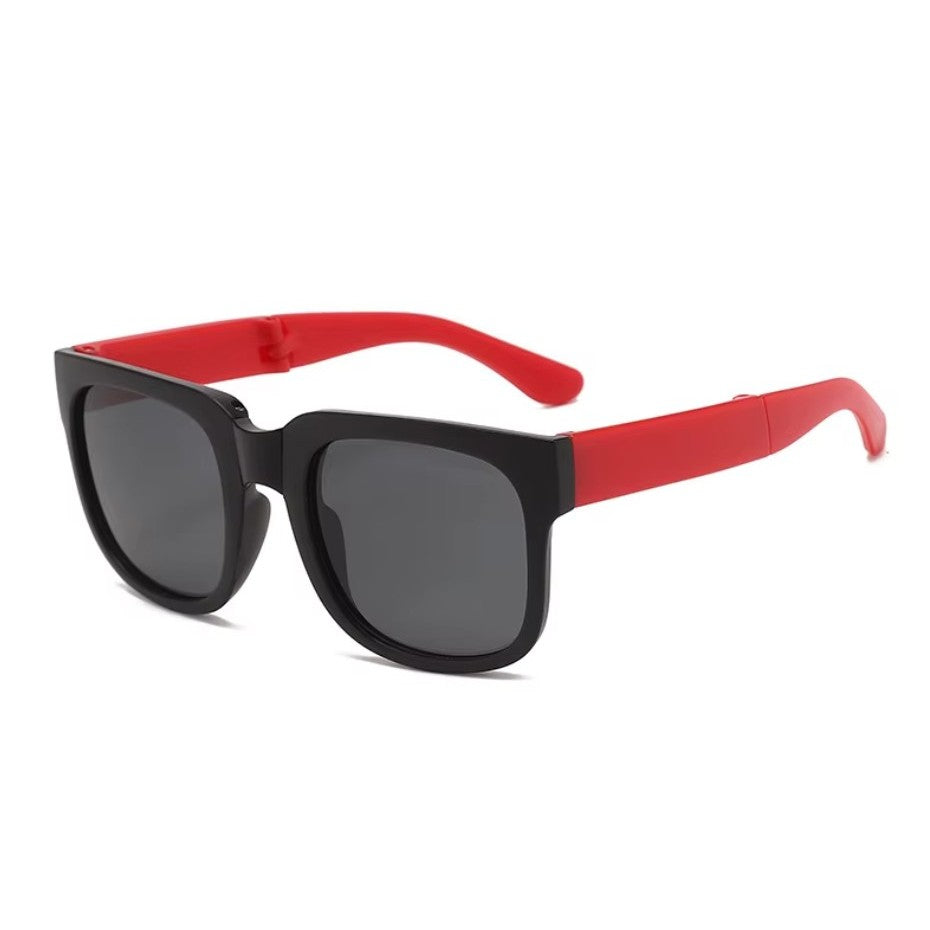 Foldable Polarized Kids Sunglasses With Case - 3 to 12 years