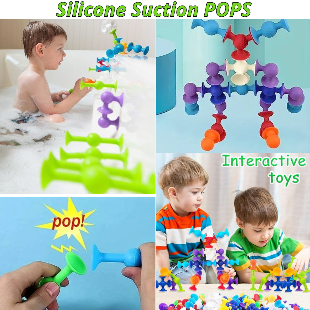 Funpaste Silicone Suction Pops - 11 pcs