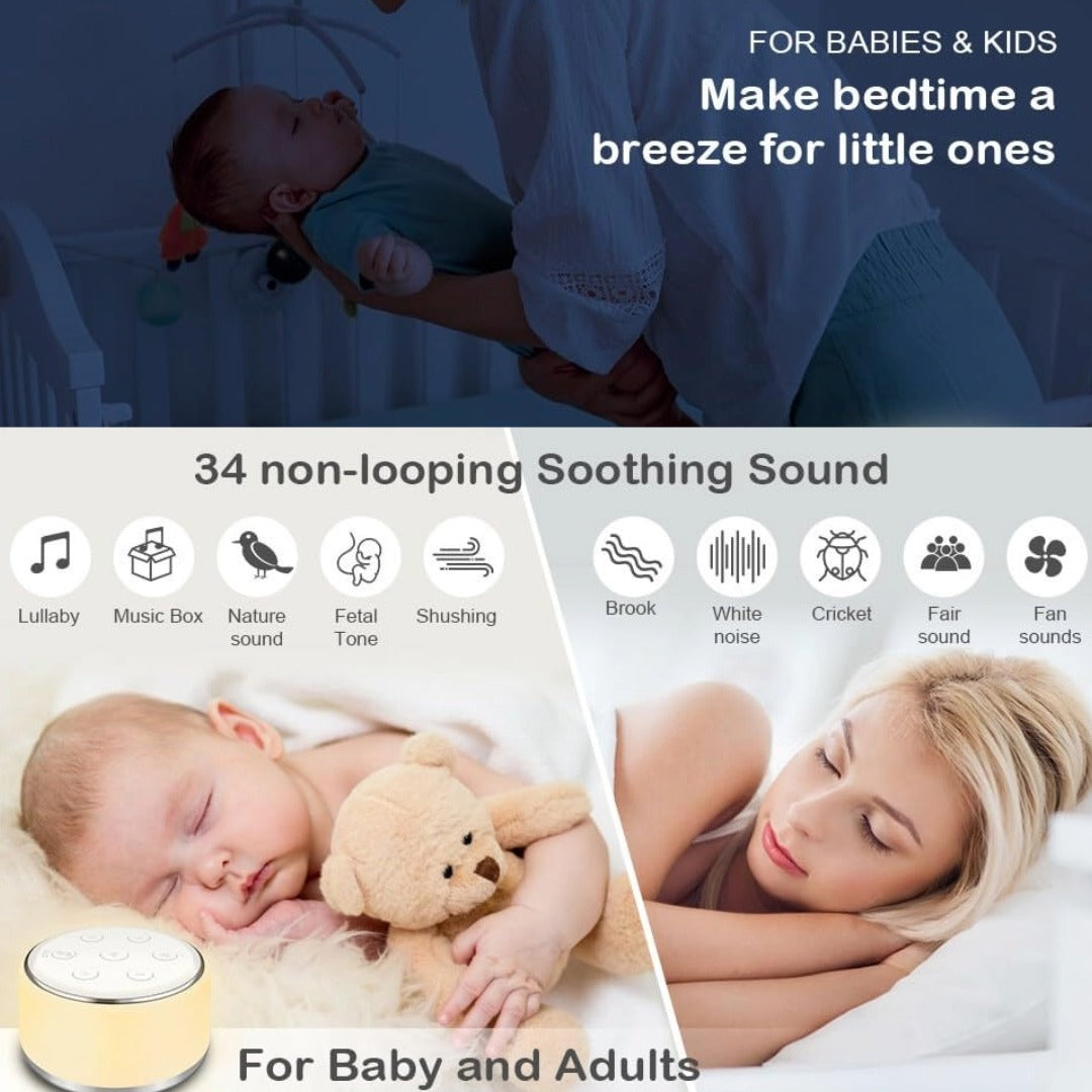Dream Pod Portable White Noise Machine & Night Light