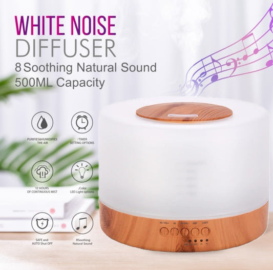 3IN1 White Noise & Lullaby Diffuser & Nightlight - 500ml