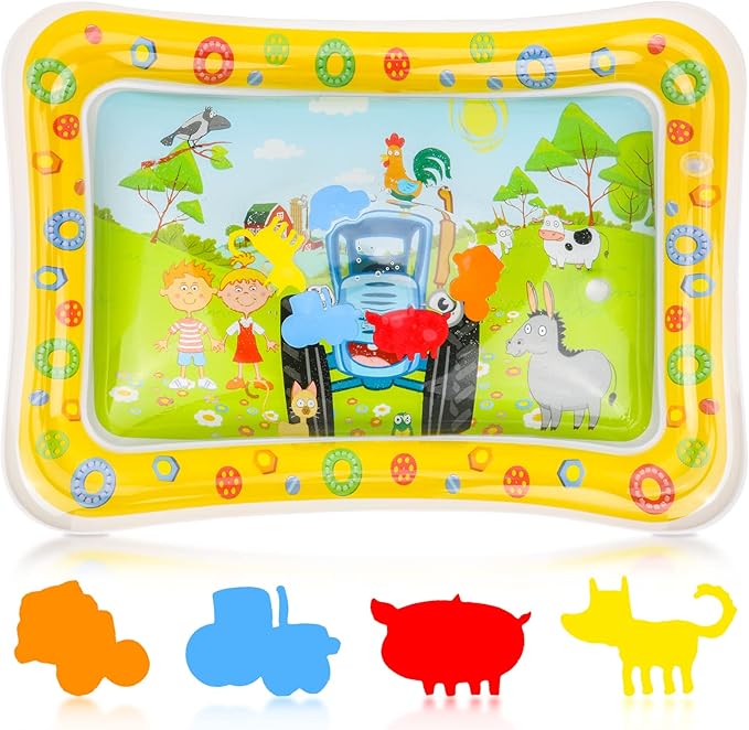 Inflatable Water Baby Tummy Time Mat