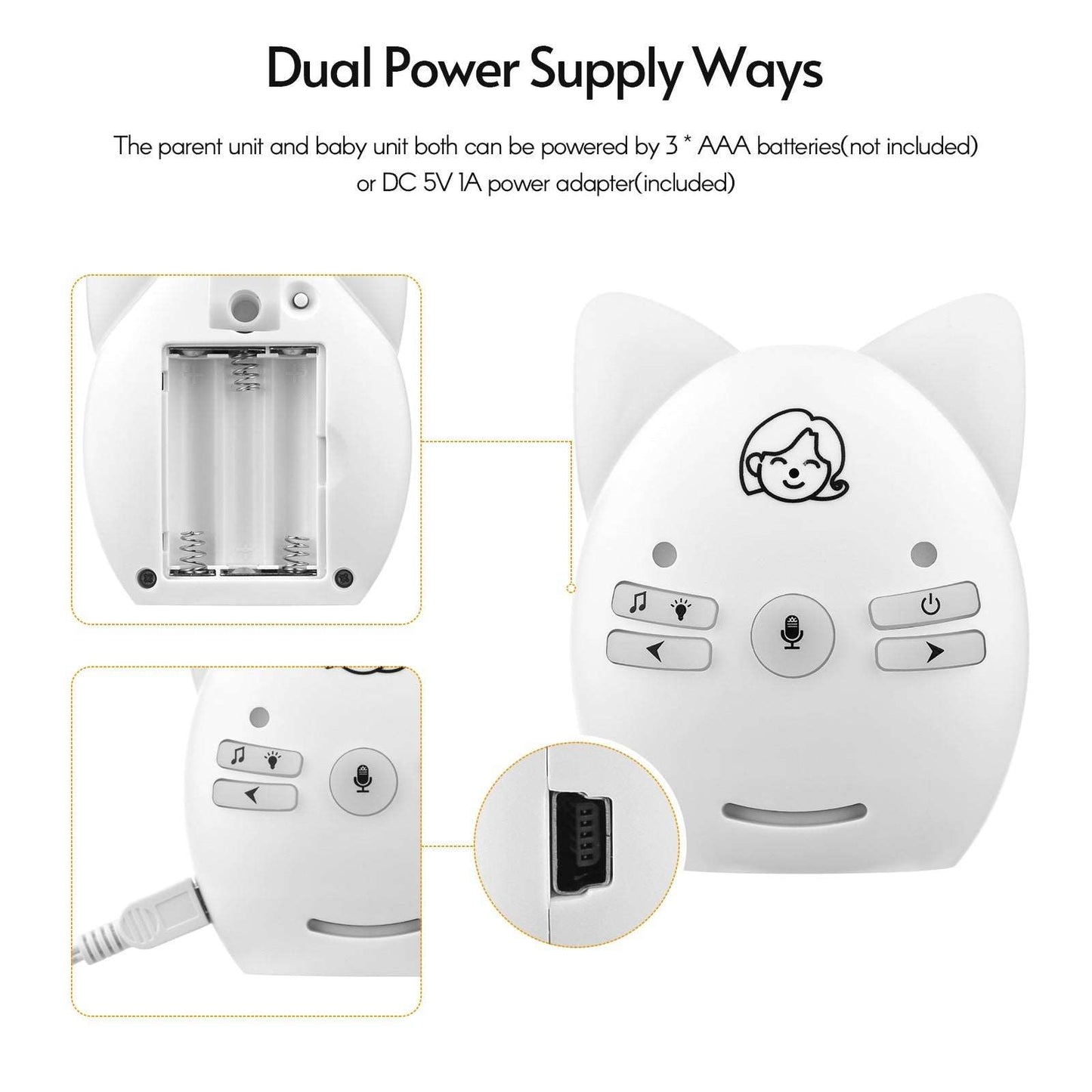 Baby Monitors - Chai Wireless 2-Way Baby Monitor