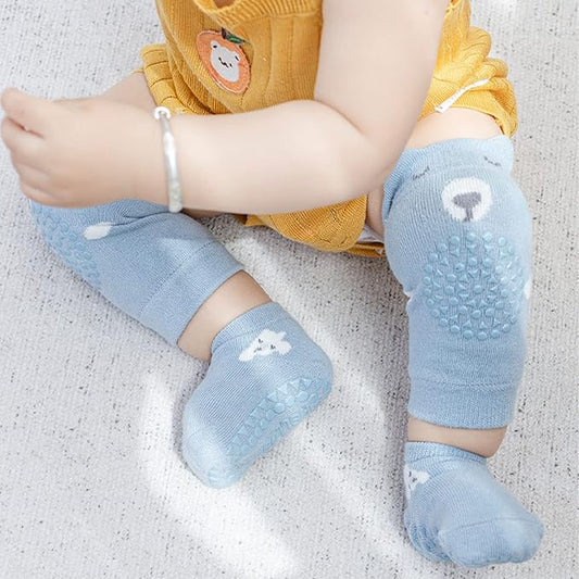 Toddler Anti-Slip Socks & Crawling Knee Pads