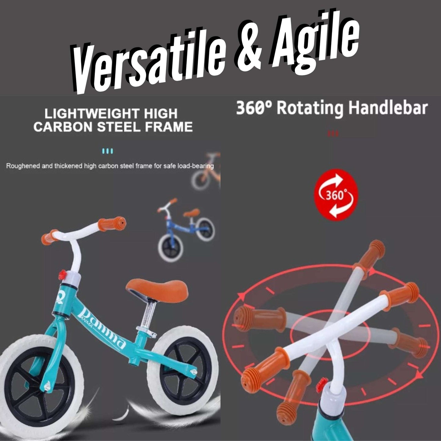 Balance Bicycles - Chai Vintage Balance Bikes - Ages 2 To 4 Years